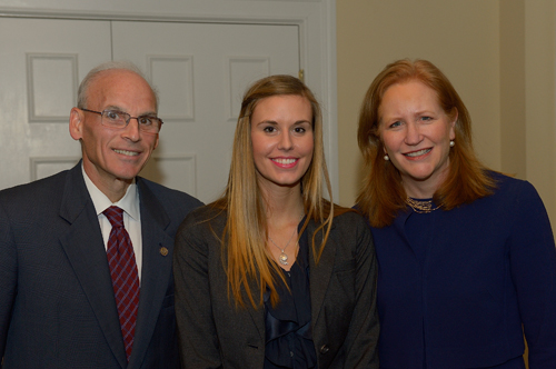 Kristen Helmers, a first-year-student at Villanova Law School, has been named a Lurio Scholar